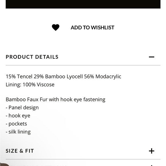 JAYLEY Bamboo Faux Fur Jacket (similar to Frankie shop) - Picture 3 of 8